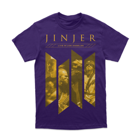 JINJER - Live in Los Angeles / Purple T-Shirt - Pre Order Release Date 5/31/2024