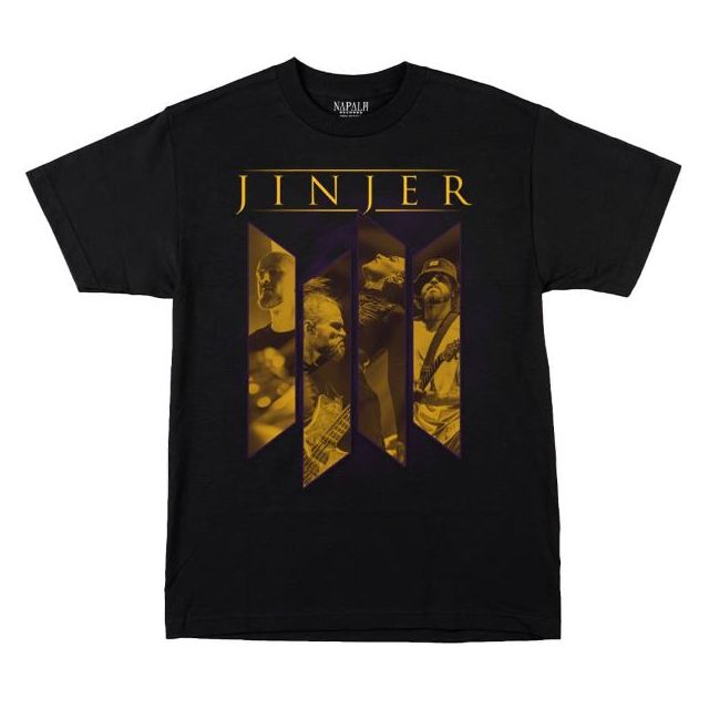 JINJER - Live in Los Angeles / Black T-Shirt 