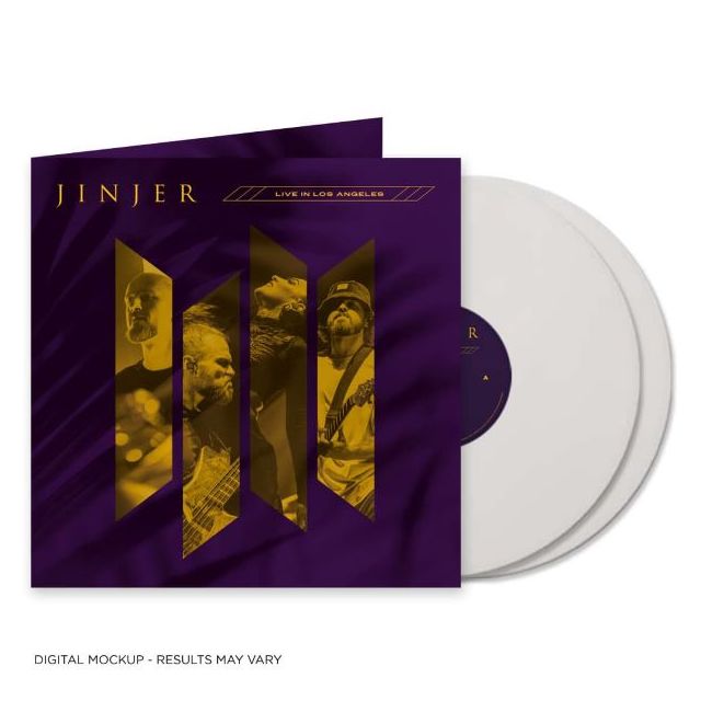 JINJER - Live In Los Angeles / Limited Edition White Vinyl 2LP - Pre Order Release Date 5/17/2024